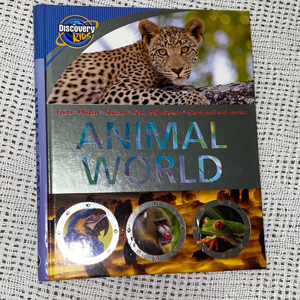 Discovery Kids Animal World Book - Hard Cover